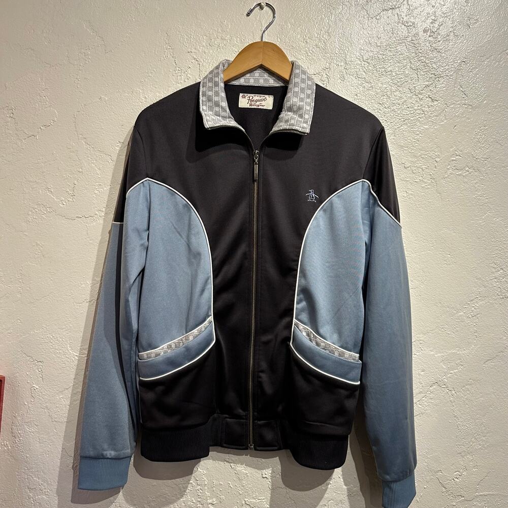 Original Penguin by Munsingwear Size Large Jacket Full Zip Track Jacket